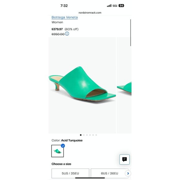 Stretch Mule Sandals Bottega Veneta Size 40 - Picture 10 of 10